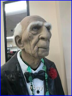 Dobson The Butler Animated Life Size Prop Statue Decor