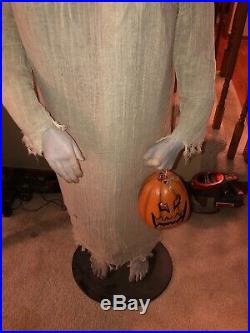 Donna The Dead Pumpkin Gemmy Lifesize Rare Htf Spirit Halloween Horror