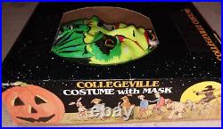 Dracula Vampire x2 Masks Collegeville & Ben Cooper vtg Costume not wolfman