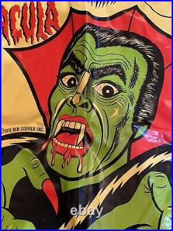 Dracula Vintage Ben Cooper Halloween Mask And Costume In Box 1978