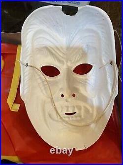 Dracula Vintage Ben Cooper Halloween Mask And Costume In Box 1978