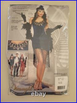 Dreamgirl Downtown Doll Adult Women Dress Flapper Costume 20s Great Gatsby Small