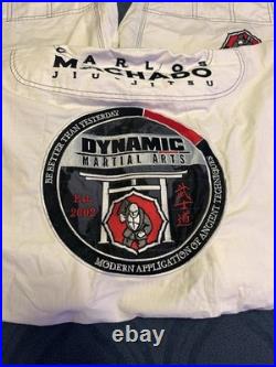 Dynamic Martial Arts Carlos Machado Jiu-Jitsu Gi Uniform 4 sizes fam Halloween