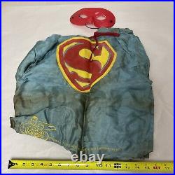 Early Vtg Superman Official Costume By Ben Cooper Medium (8-10) Size Halloween