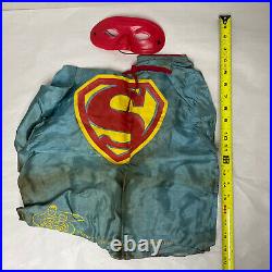 Early Vtg Superman Official Costume By Ben Cooper Medium (8-10) Size Halloween