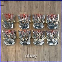 Eight Vintage 70's Ben Cooper SHOGUN WARRIORS GREAT MAZINGA Halloween Masks NEW