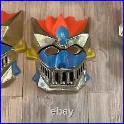 Eight Vintage 70's Ben Cooper SHOGUN WARRIORS GREAT MAZINGA Halloween Masks NEW