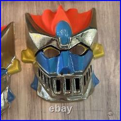 Eight Vintage 70's Ben Cooper SHOGUN WARRIORS GREAT MAZINGA Halloween Masks NEW