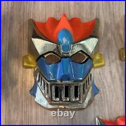 Eight Vintage 70's Ben Cooper SHOGUN WARRIORS GREAT MAZINGA Halloween Masks NEW