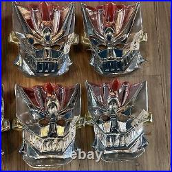 Eight Vintage 70's Ben Cooper SHOGUN WARRIORS GREAT MAZINGA Halloween Masks NEW