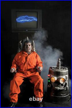 Electric Chair Kit Execution Animated Halloween Prop Haunted House Decor Spirit
