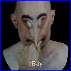 European man's realistic high quality soft silicone mask