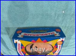 Evel Knievel Halloween Costume1 Vintage 1974 Ben Cooper MED Play Suit & Mask