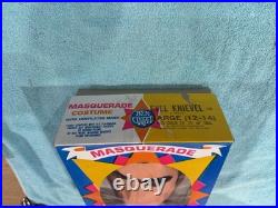 Evel Knievel Halloween Costume1 Vintage 1974 Ben Cooper MED Play Suit & Mask