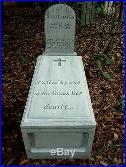 Evil Soul Studios Little Annie Bates Cemetery Tombstone and Coffin Crypt Prop