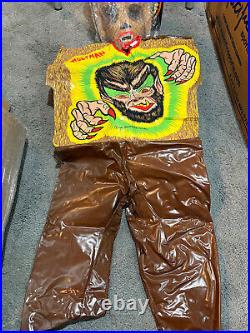 Excellent Wolfman VTG 1959 Wolf Man original Ben Cooper Costume Mask Size 3-5