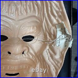 FIVE Vintage 70's Ben Cooper CAVEMAN Masks Halloween Costume NEW OLD STOCK