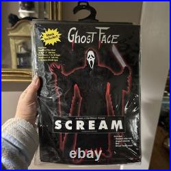 FUN WORLD EASTER UNLIMITED Scream Ghost Face ADULT Costume Vintage Rare
