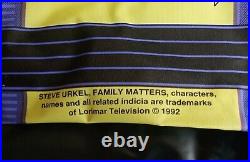 Family Matters Steve Urkel Vintage Costume Collegeville 1992 Purple 100% Vinyl
