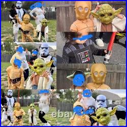 Family Star Wars costume bundle of 5 complete costumes Family Star Wars costume bundle of 5 complete costumes