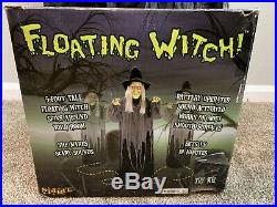 Floating Witch 5 Feet Tall Gemmy Halloween Animated Prop Spirit