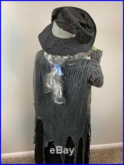 Floating Witch 5 Feet Tall Gemmy Halloween Animated Prop Spirit