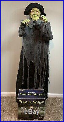 Floating Witch 5 Feet Tall Gemmy Halloween Animated Prop Spirit
