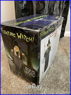 Floating Witch 5 Feet Tall Gemmy Halloween Animated Prop Spirit