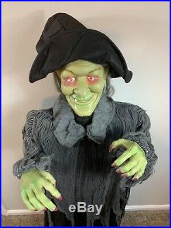 Floating Witch 5 Feet Tall Gemmy Halloween Animated Prop Spirit