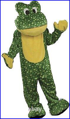 Forum Novelties Deluxe Plush Frog Mascot Costume, One Size