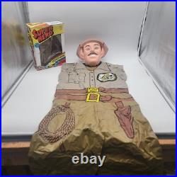 Frank Buck Vintage TV Safari Adventurer Ben Cooper Vinyl Kids Halloween Costume