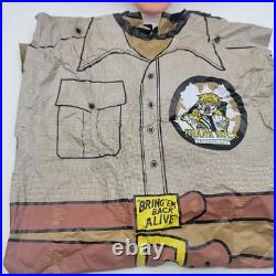 Frank Buck Vintage TV Safari Adventurer Ben Cooper Vinyl Kids Halloween Costume