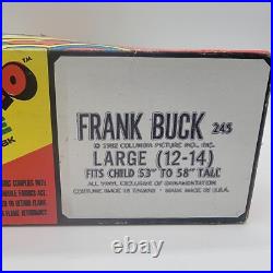 Frank Buck Vintage TV Safari Adventurer Ben Cooper Vinyl Kids Halloween Costume