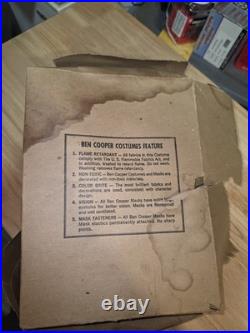 Frank Buck Vintage TV Safari Adventurer Ben Cooper Vinyl Kids Halloween Costume