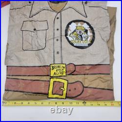Frank Buck Vintage TV Safari Adventurer Ben Cooper Vinyl Kids Halloween Costume