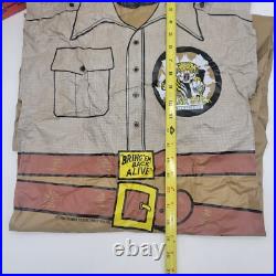 Frank Buck Vintage TV Safari Adventurer Ben Cooper Vinyl Kids Halloween Costume