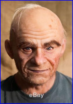 Frank Silicone Mask Old Man High Quality, Unique Active Realistic Halloween