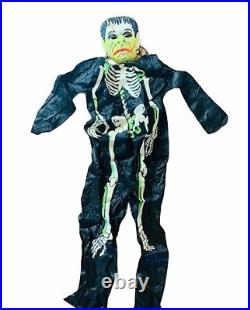 Frankenstein Universal Monsters Costume Ben Cooper Mask 1976 skeleton Glow Dark