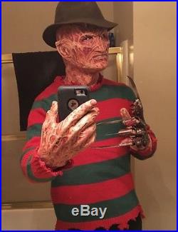 Freddy Krueger Darkride Part 4 V2 Silicone Mask And Hand