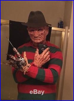 Freddy Krueger Darkride Part 4 V2 Silicone Mask And Hand