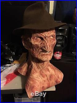 Freddy Krueger Darkride Part 4 V2 Silicone Mask And Hand