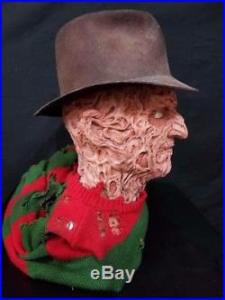 Freddy Krueger Hyper Realistic Wearable spfx Silicone Mask Nightmare Halloween