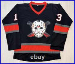 Friday the 13th Jason Voorhees #13 Hockey Jersey Ari Lehman Autographed SWAU COA