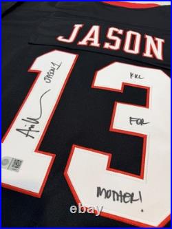 Friday the 13th Jason Voorhees #13 Hockey Jersey Ari Lehman Autographed SWAU COA