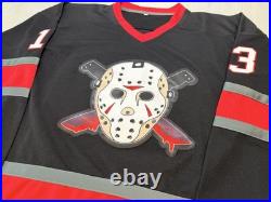 Friday the 13th Jason Voorhees #13 Hockey Jersey Ari Lehman Autographed SWAU COA