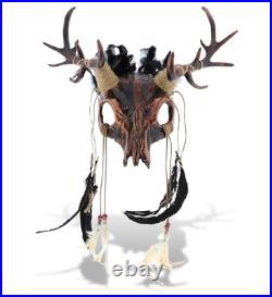 Full Mask Skull Head Costume Accessory Copper