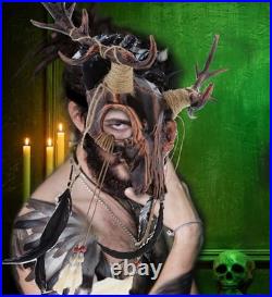 Full Mask Skull Head Costume Accessory Copper