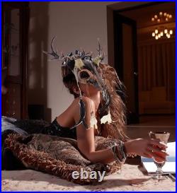 Full Mask Skull Head Costume Accessory Copper