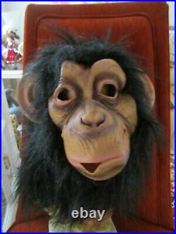 Fun World Div Mask FULL HEAD Monkey Planet of the Apes Halloween Mask 2014 RARE