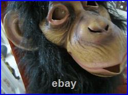 Fun World Div Mask FULL HEAD Monkey Planet of the Apes Halloween Mask 2014 RARE
